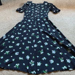 Dress, Vintage Pre 90’s/Y2K Flower Punk